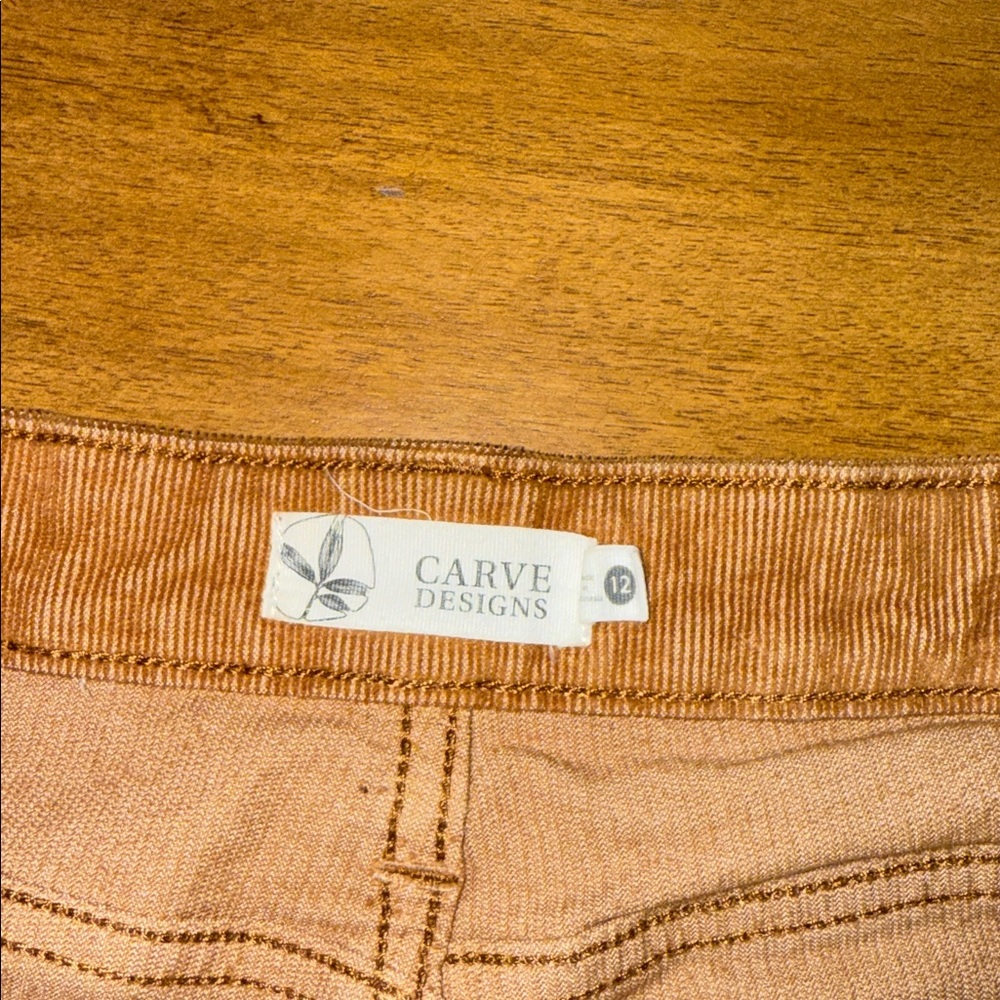 Carve Designs Copper Corduroy Shorts - Picture 2 of 5
